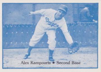 1978 TCMA 1941 Brooklyn Dodgers - Blue Border #25 Alex Kampouris Front