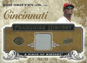 2008 Upper Deck A Piece of History - Franchise History Jersey Gold #FH-14 Ken Griffey Jr. Front