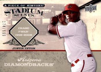 2008 Upper Deck A Piece of History - Stadium Scenes #SS2 Justin Upton Front
