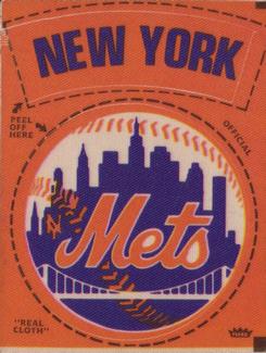 1970 Fleer Official Major League Patches #NNO New York Mets Logo Front