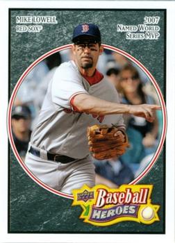 2008 Upper Deck Baseball Heroes - Black #19 Mike Lowell Front