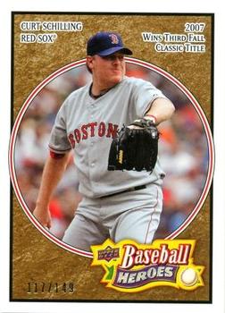 2008 Upper Deck Baseball Heroes - Brown #26 Curt Schilling Front