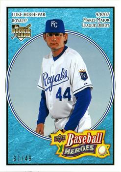 2008 Upper Deck Baseball Heroes - Light Blue #78 Luke Hochevar Front