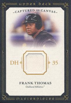 2008 Upper Deck Masterpieces - Captured on Canvas #CC-FT Frank Thomas Front