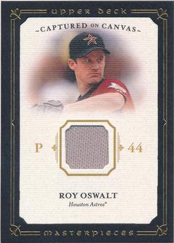2008 Upper Deck Masterpieces - Captured on Canvas #CC-RO Roy Oswalt Front