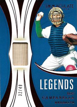 2020 Panini Immaculate Collection - Legends Material #LM-RC Roy Campanella Front