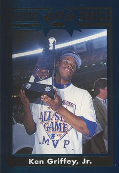 1992 Cartwrights Players Choice MVP - Blue Foil #6 Ken Griffey Jr. Front