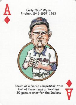 2006 Hero Decks Cleveland Indians Baseball Heroes Playing Cards #A♦ Early Wynn Front