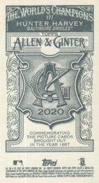 2020 Topps Allen & Ginter - Mini A & G Back #177 Hunter Harvey Back