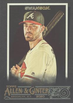 2020 Topps Allen & Ginter X #263 Dansby Swanson Front