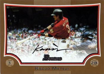 2009 Bowman - Gold #74 Kazuo Matsui Front