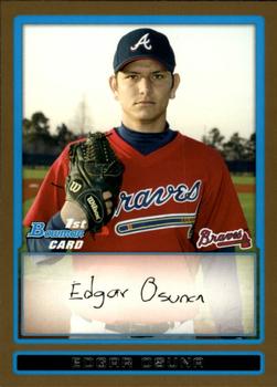 2009 Bowman - Prospects Gold #BP33 Edgar Osuna Front