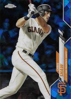 2020 Topps Chrome Sapphire Edition #362 Chris Shaw Front