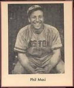 1947 Sports Exchange Miniatures (W602) #NNO Phil Masi Front