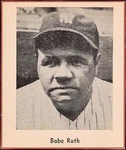 1947 Sports Exchange Miniatures (W602) #NNO Babe Ruth Front
