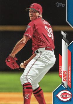2020 Topps - Blue #496 Lucas Sims Front
