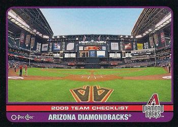2009 O-Pee-Chee - Black #511 Arizona Diamondbacks Front