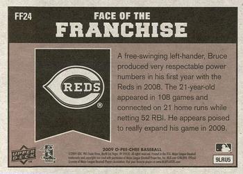 2009 O-Pee-Chee - Face of the Franchise #FF24 Jay Bruce Back