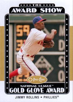 2009 O-Pee-Chee - The Award Show #AW5 Jimmy Rollins Front