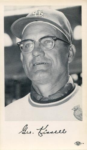 1972 St. Louis Cardinals Photocards #NNO George Kissell Front