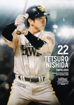 2019 Fukuoka SoftBank Hawks #41 Tetsuro Nishida Front