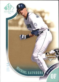 2009 SP Authentic - Silver #161 Michael Saunders Front