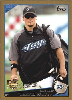 2009 Topps - Gold #58 Travis Snider Front
