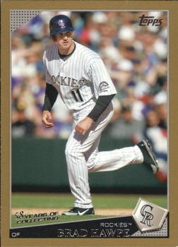 2009 Topps - Gold #87 Brad Hawpe Front