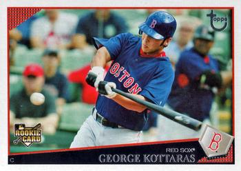2009 Topps - Retro Gray Back #257 George Kottaras Front