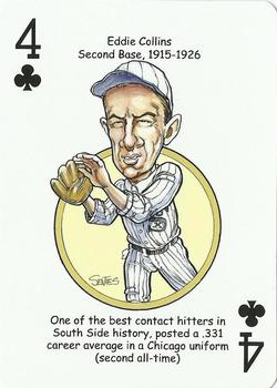 2020 Hero Decks Chicago White Sox South Side Edition Baseball Heroes Playing Cards #4♣ Eddie Collins Front