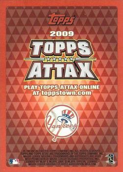 2009 Topps Attax - Gold Legends #2 Lou Gehrig Back