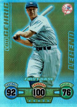 2009 Topps Attax - Gold Legends #2 Lou Gehrig Front