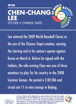 2009 Topps Chrome - World Baseball Classic #W30 Chen-Chang Lee Back