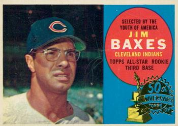 2009 Topps Heritage - 50th Anniversary Buybacks #318 Jim Baxes Front