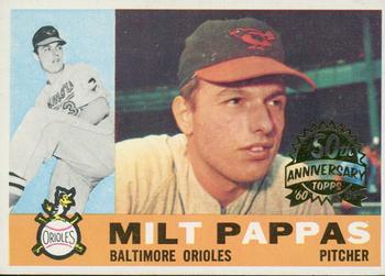 2009 Topps Heritage - 50th Anniversary Buybacks #12 Milt Pappas Front