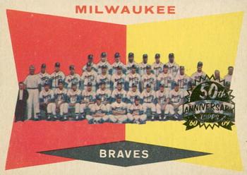 2009 Topps Heritage - 50th Anniversary Buybacks #381 Milwaukee Braves Front