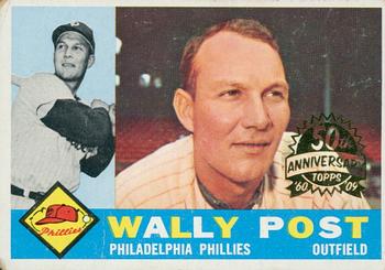 2009 Topps Heritage - 50th Anniversary Buybacks #13 Wally Post Front