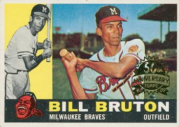 2009 Topps Heritage - 50th Anniversary Buybacks #37 Bill Bruton Front