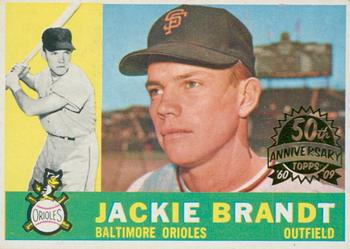 2009 Topps Heritage - 50th Anniversary Buybacks #53 Jackie Brandt Front
