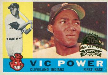 2009 Topps Heritage - 50th Anniversary Buybacks #75 Vic Power Front