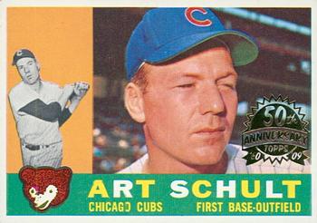 2009 Topps Heritage - 50th Anniversary Buybacks #93 Art Schult Front