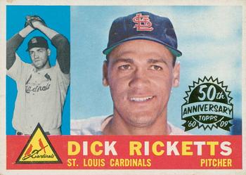 2009 Topps Heritage - 50th Anniversary Buybacks #236 Dick Ricketts Front