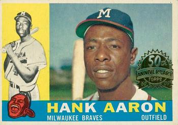 2009 Topps Heritage - 50th Anniversary Buybacks #300 Hank Aaron Front