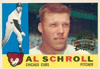 2009 Topps Heritage - 50th Anniversary Buybacks #357 Al Schroll Front