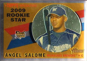 2009 Topps Heritage - Chrome #C77 Angel Salome Front