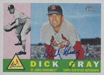 2009 Topps Heritage - Real One Autographs #ROA-DG Dick Gray Front
