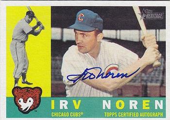2009 Topps Heritage - Real One Autographs #ROA-IN2 Irv Noren Front