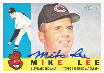 2009 Topps Heritage - Real One Autographs #ROA-ML Mike Lee Front