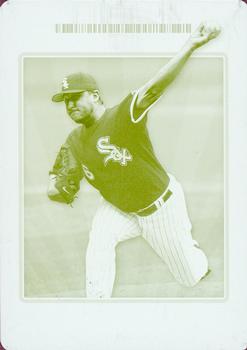 2009 Topps Ticket to Stardom - Printing Plates Yellow #115 Mark Buehrle Front