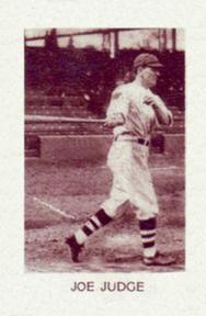 1928 Star Player Candy #NNO Joe Judge Front